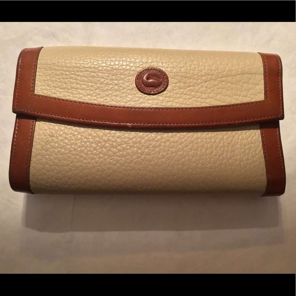 Vintage Dooney & Bourke Checkbook Organizer Wallet